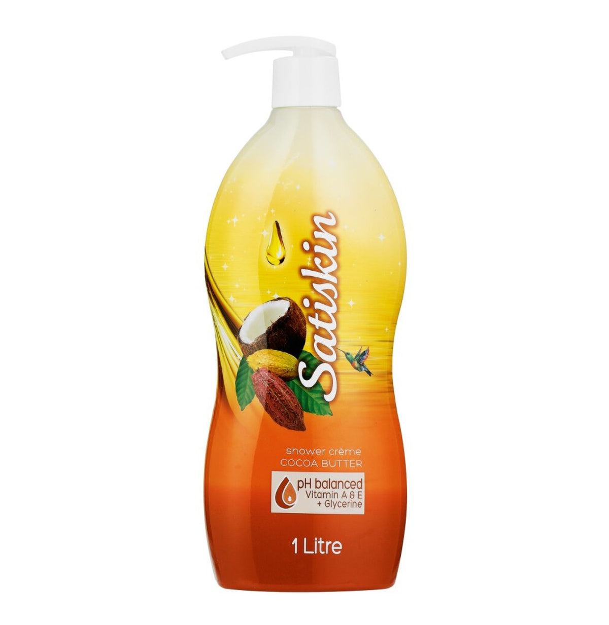satiskin shower gel cocoa butter (6 x 1l)