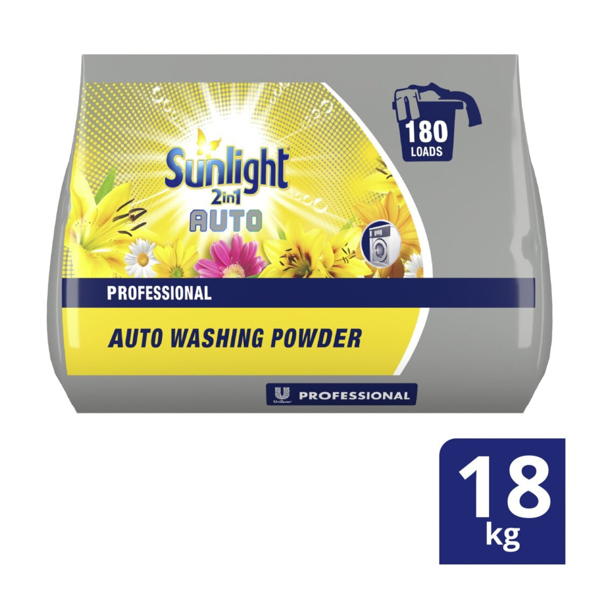 sunlight auto washing powder 18 kg rgulr
