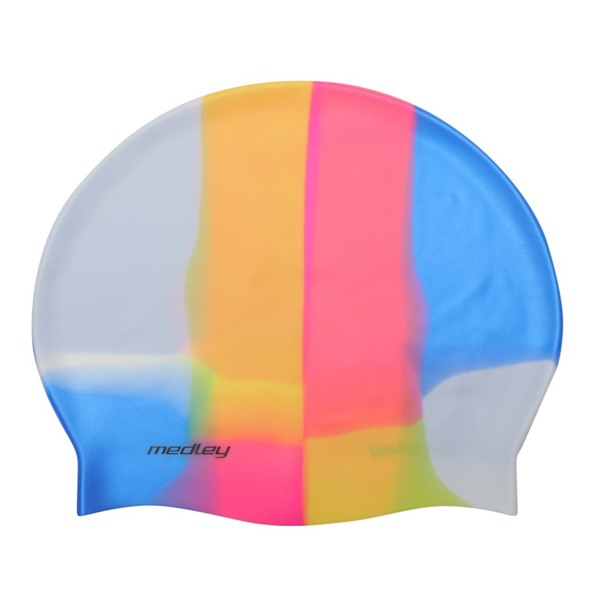 medley silicone swim cap