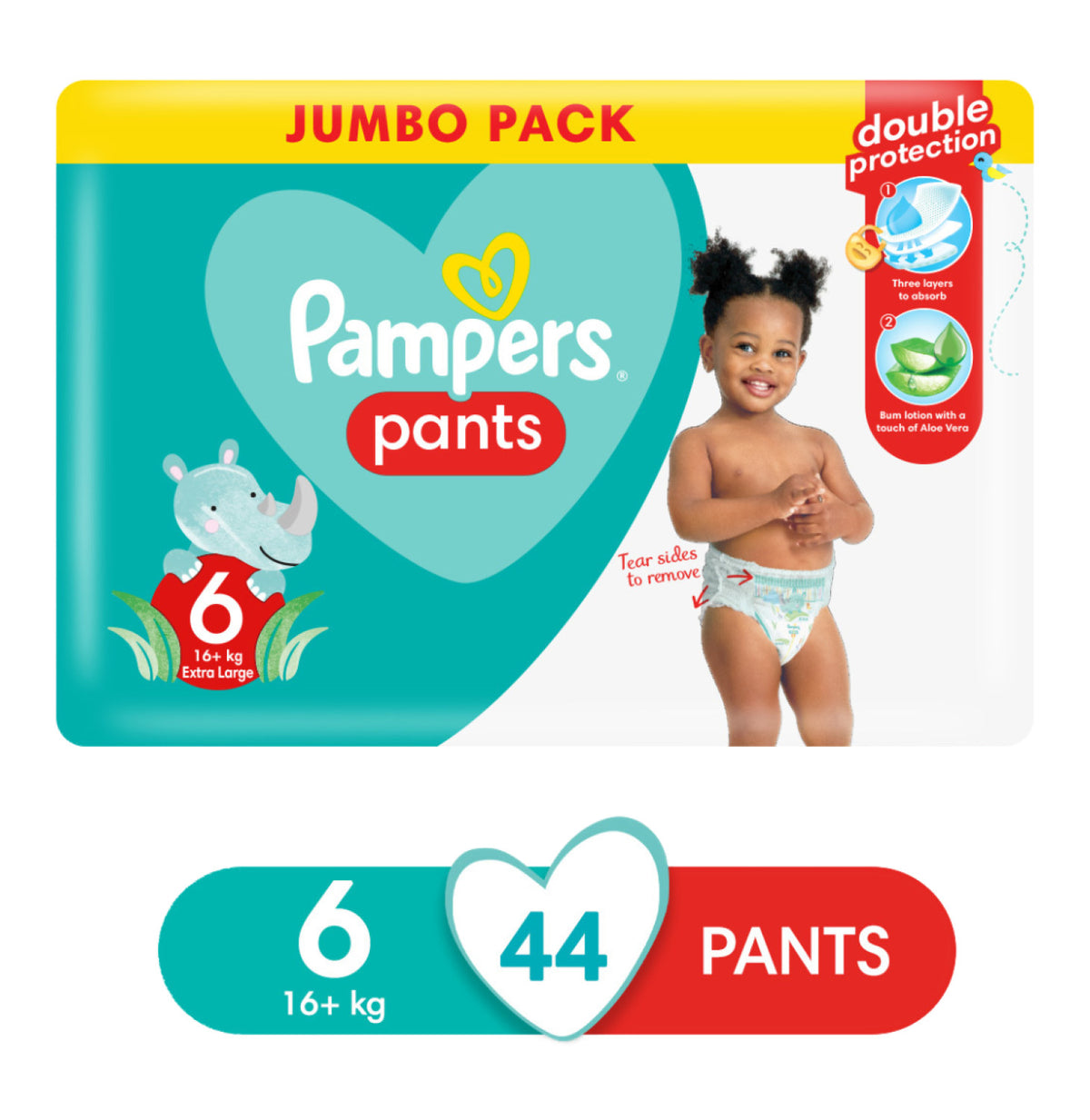 pampers pants jumbo pack xl (2 x 44's)