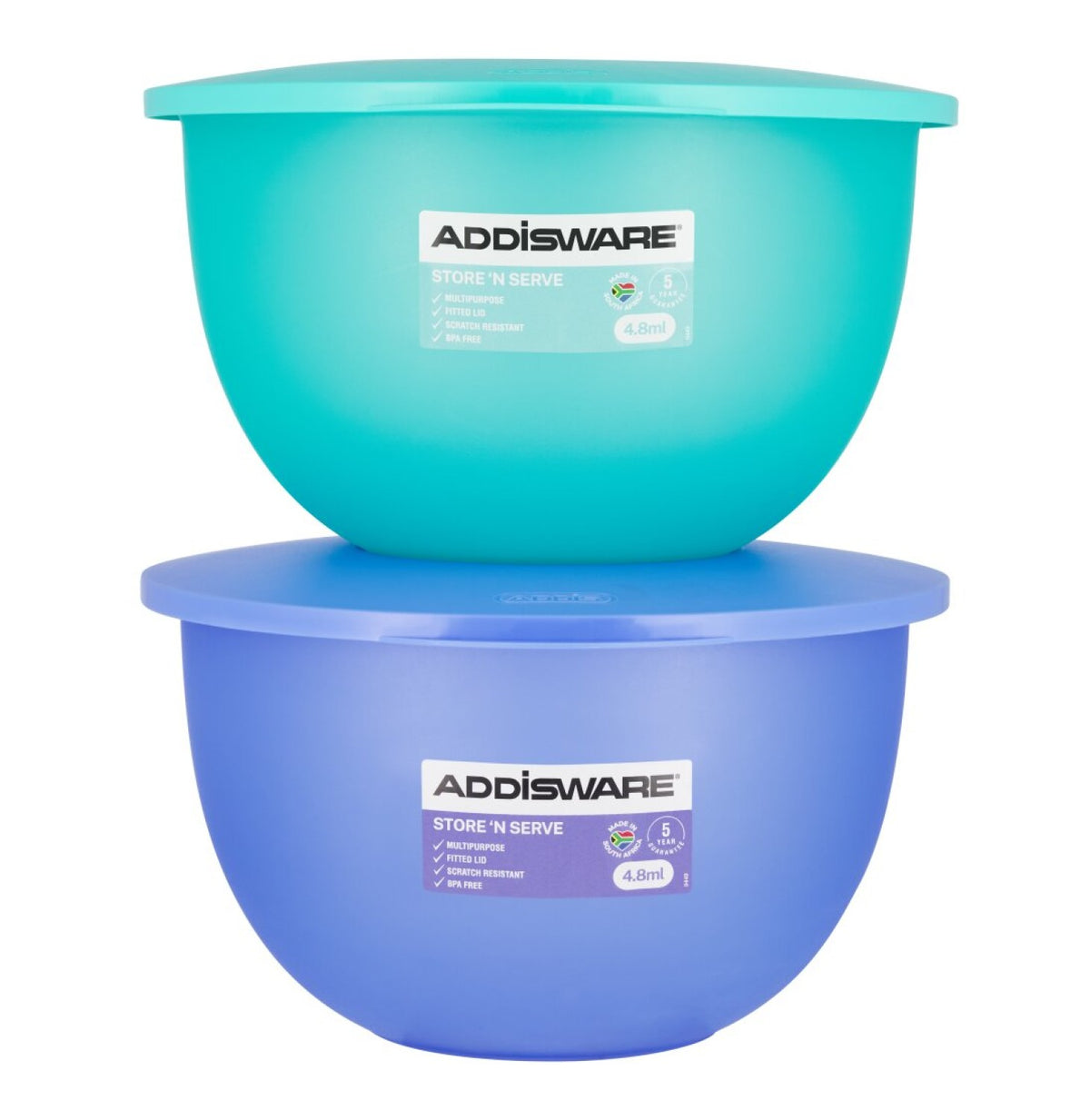 addis 4.8l store 'n serve bowl