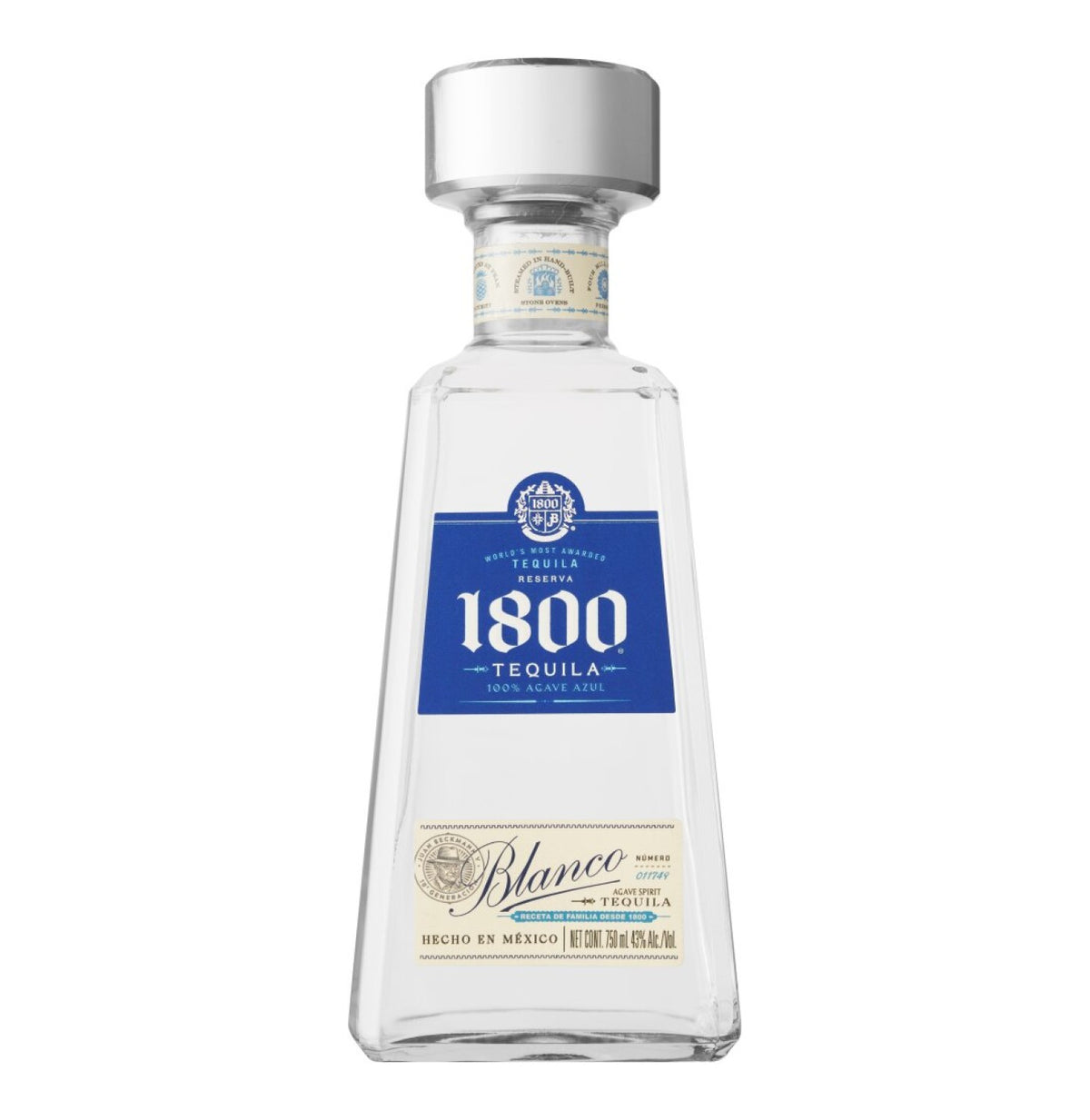 1800 silver tequila (1 x 750 ml)