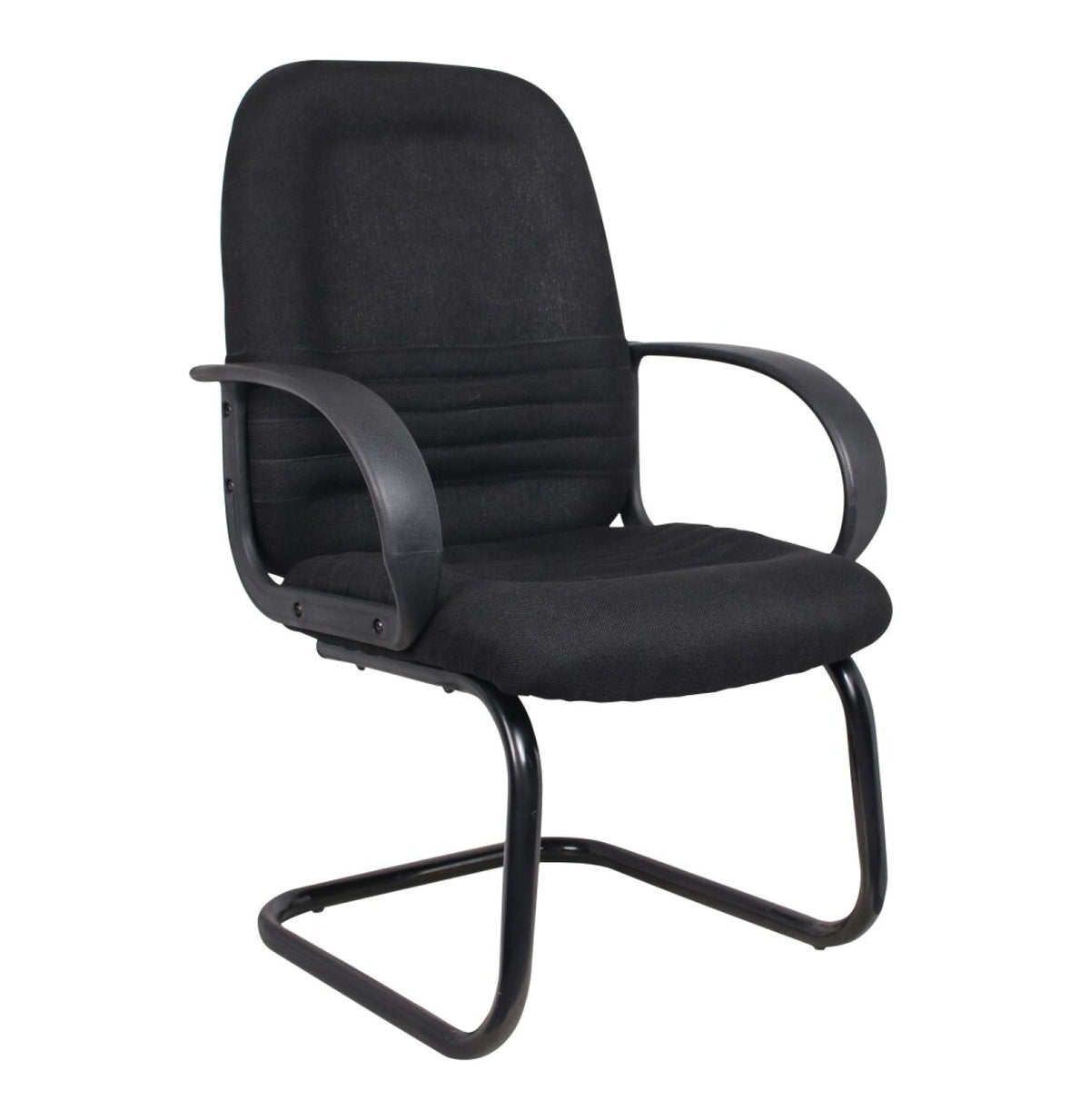 linx madison visitors chair (black)