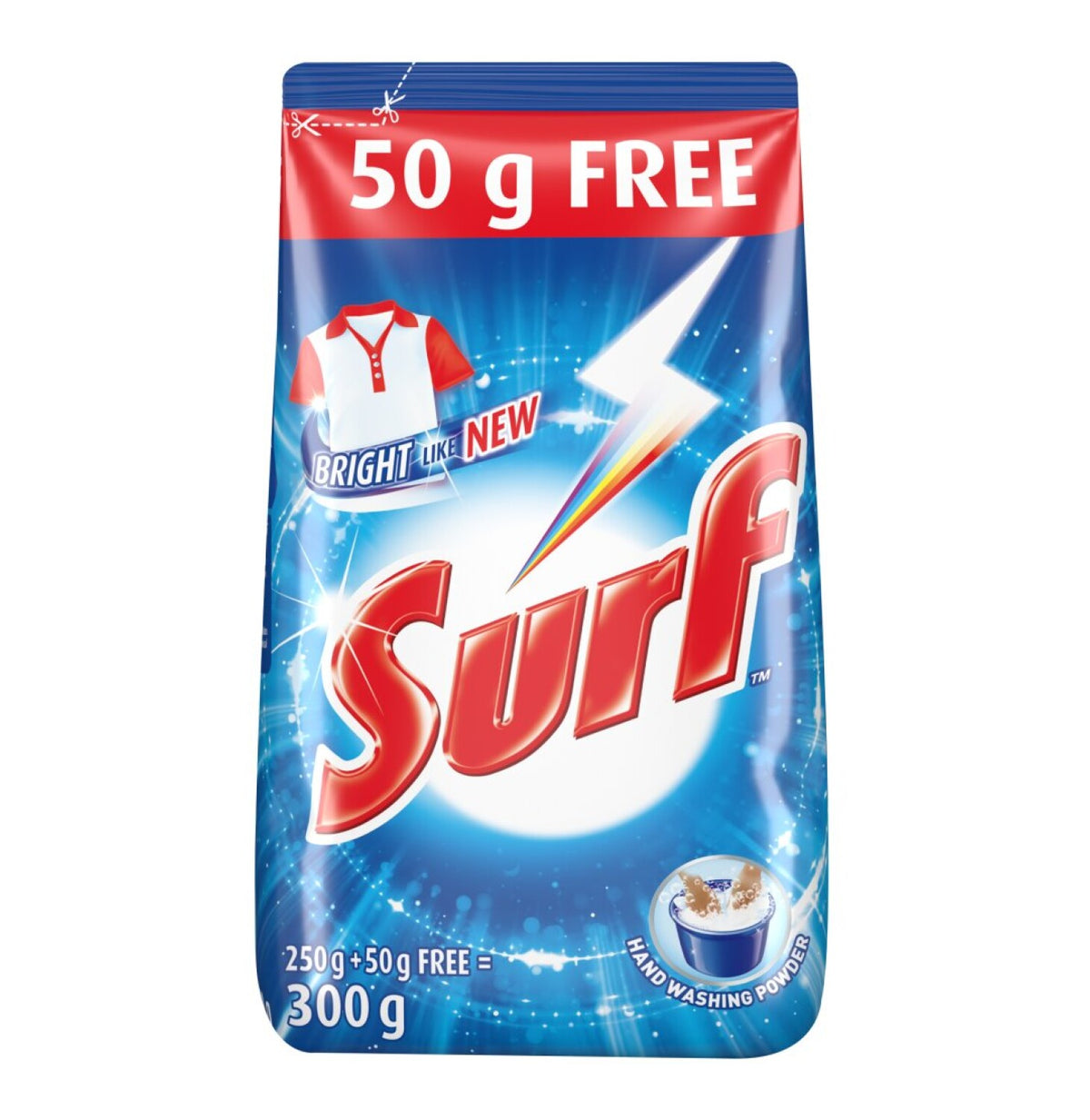 surf hand washing powder + 50g free (6 x 250g)