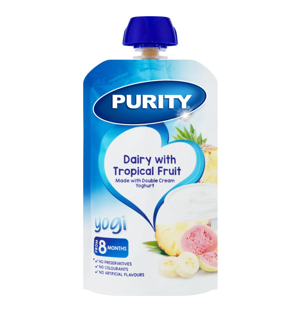 purity yogilicous yoghurt with tropical fruit (1 x 110ml)