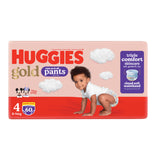 huggies pants jumbo pack gold  size 4