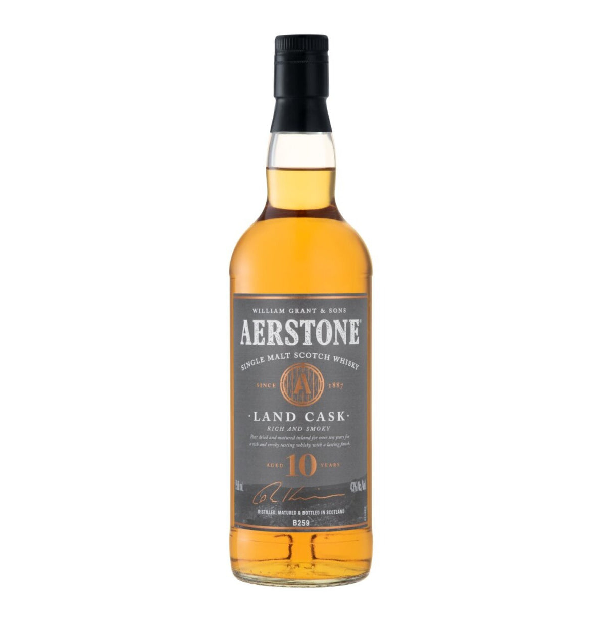aerstone land cask single malt whisky (1 x 750ml)