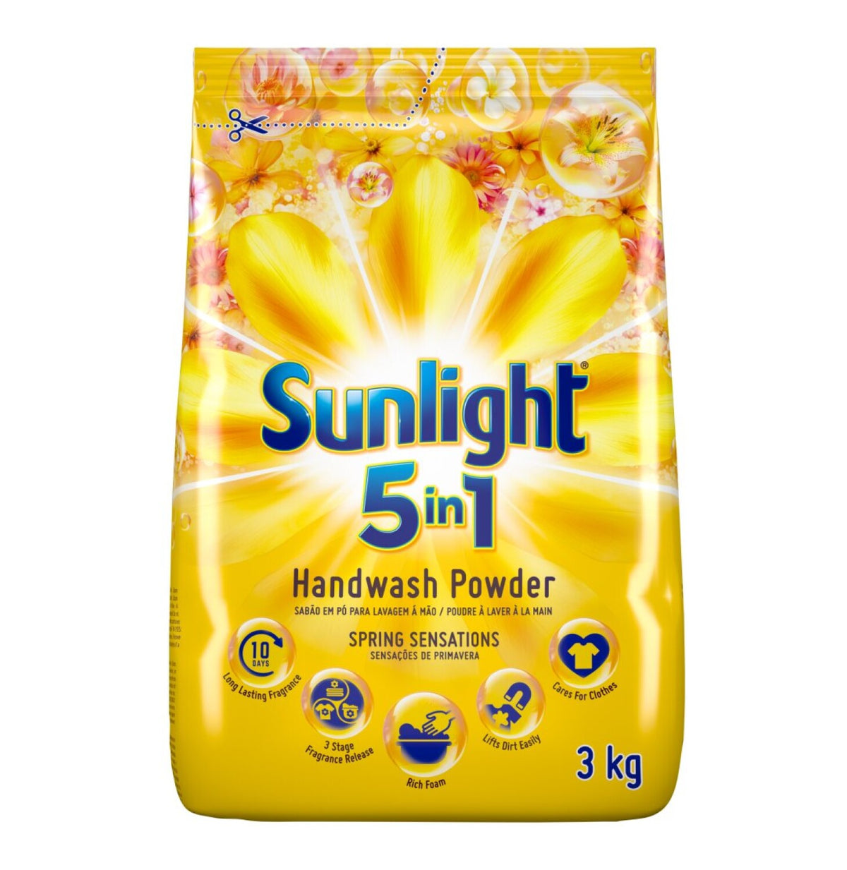 sunlight 1 x 3kg hand washing powder
