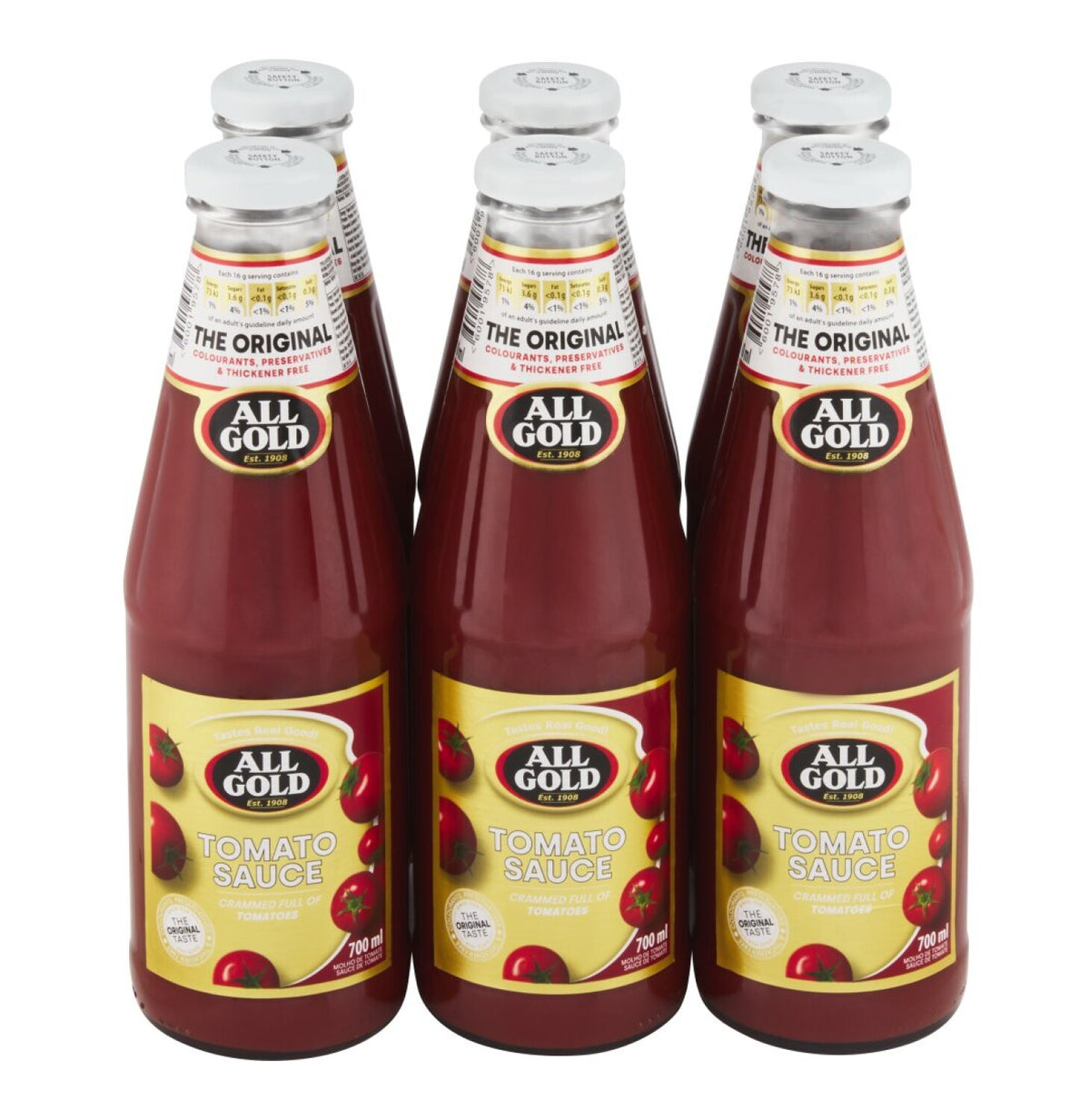 all gold tomato sauce (6 x 700ml)