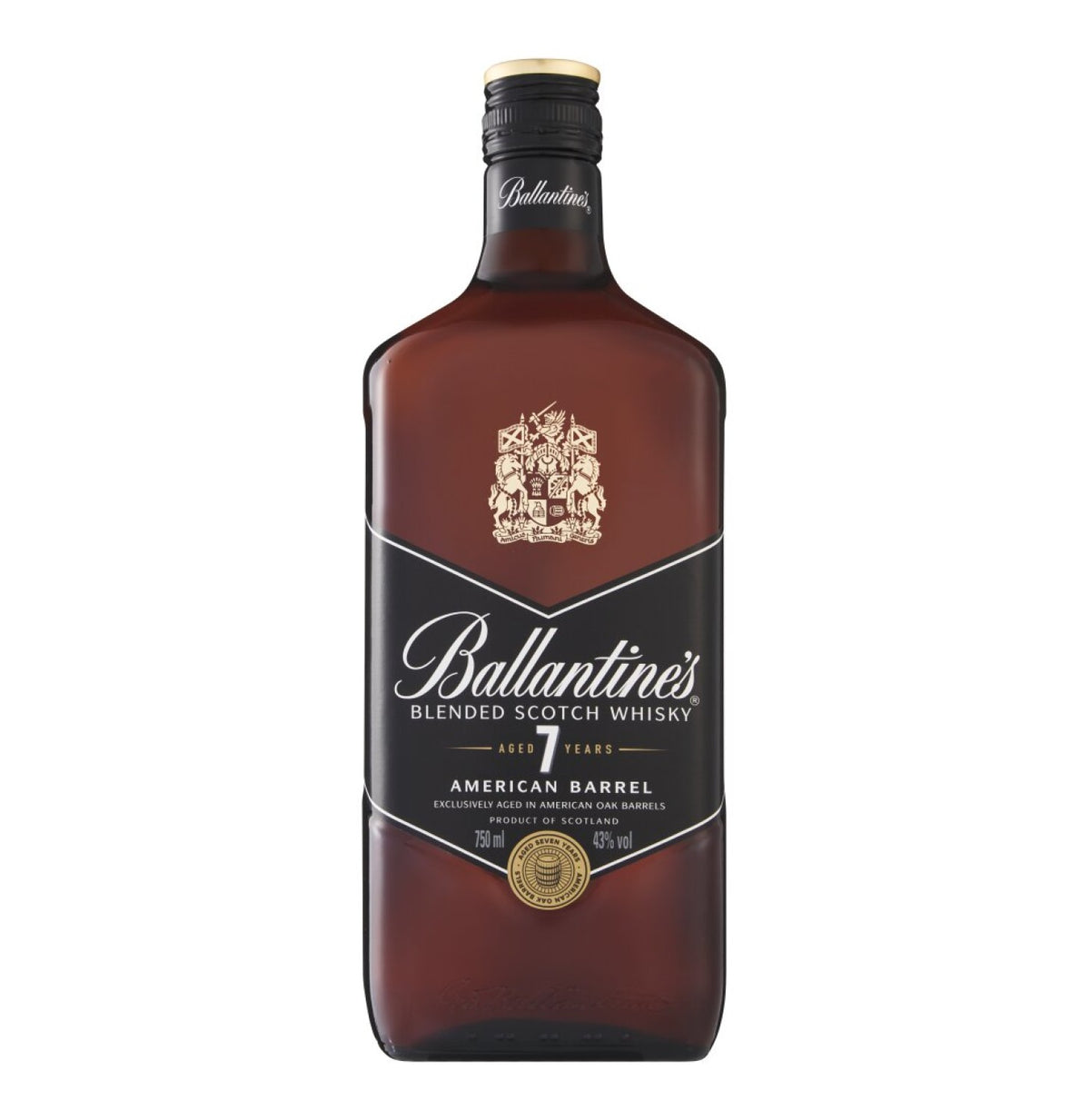 ballantines 7 years old bourbon finish blended scotch whisky (1 x 750 ml)