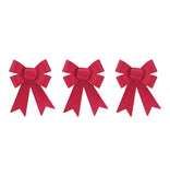 creative stationery christmas glitter bows 3 pack