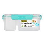 addis 2 l clip 'n seal divider lunch box