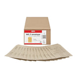 aro no. 7 wage envelopes brown printed 500-pack