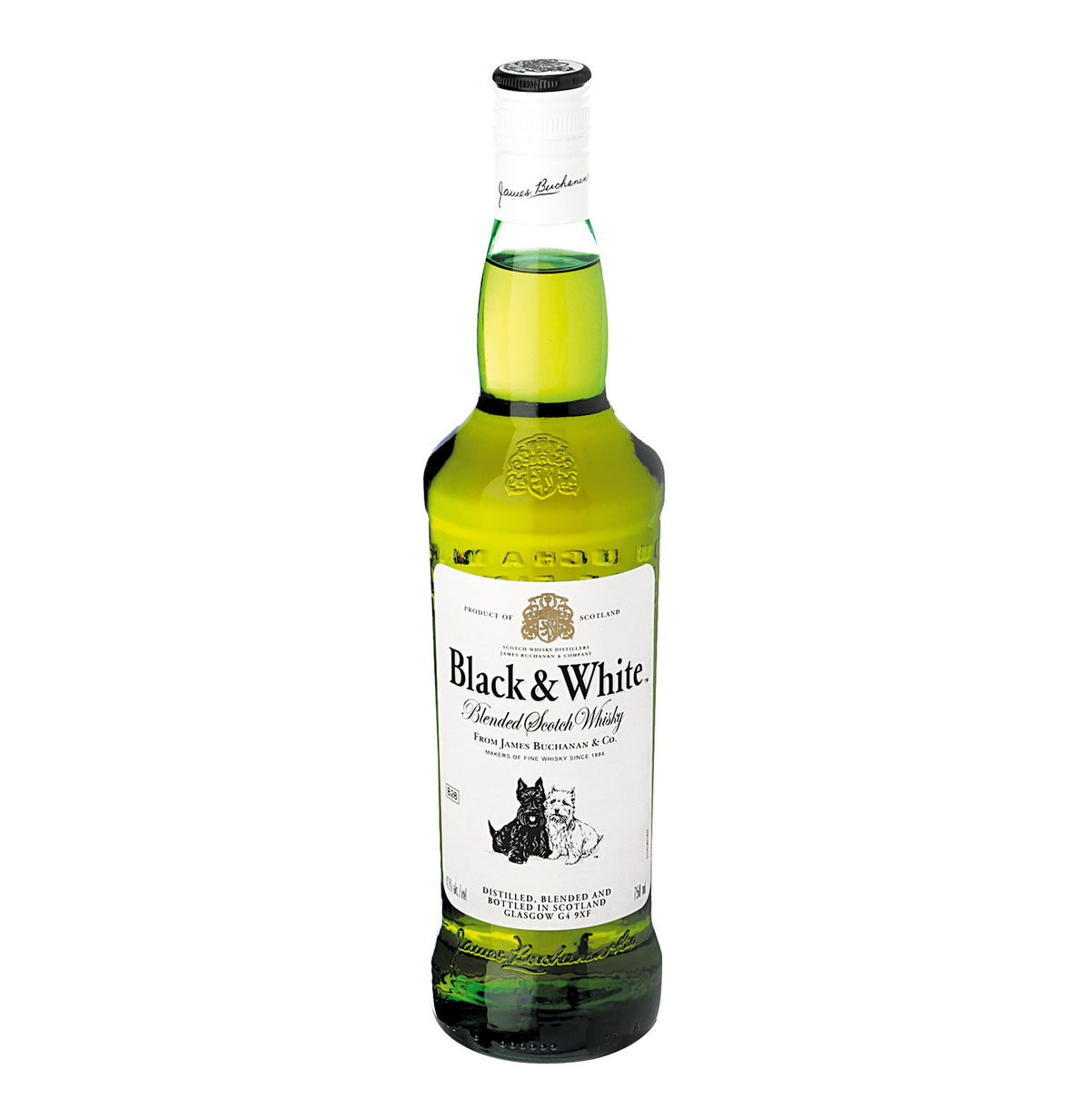 black & white scotch whisky (12 x 750ml)